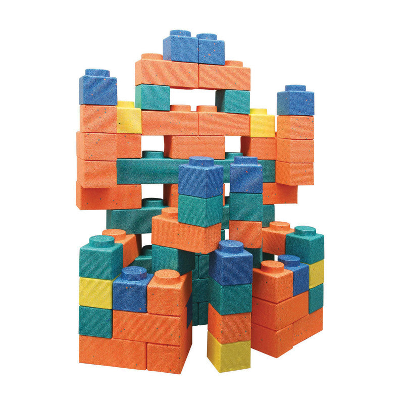 Gorilla Blocks&reg; Extra Large Building Blocks, Assorted Colors, 3-1/2" x 3-1/2" to 3-1/2" x 10-3/4", 66 Pieces