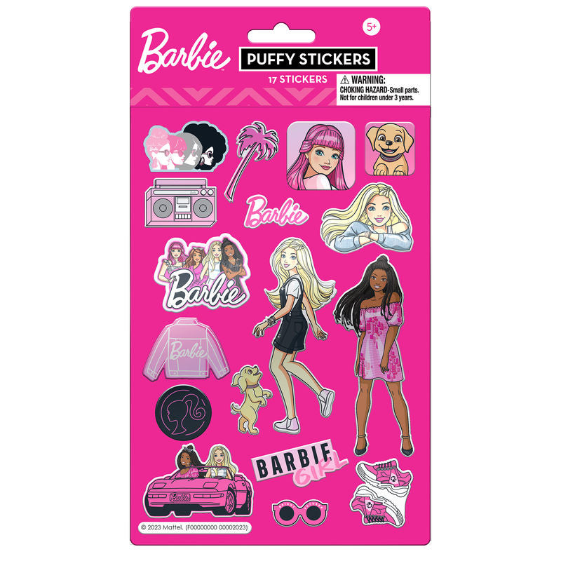 Barbie Puffy Sticker Sheet