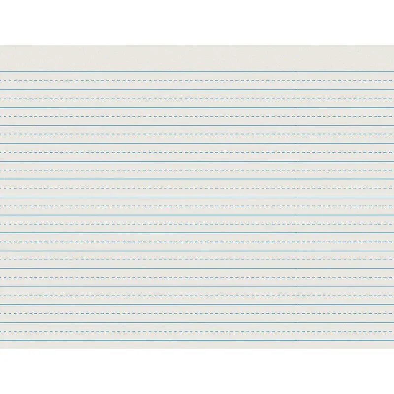 Newsprint Handwriting Paper, Alternate Dotted, Grade 3, 1/2" x 1/4" Ruled Long, 11" x 8-1/2", 500 Sheets