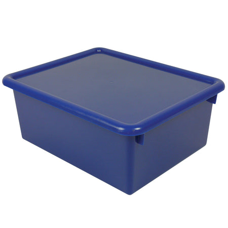 Stowaway&reg; 5" Letter Box with Lid, Blue