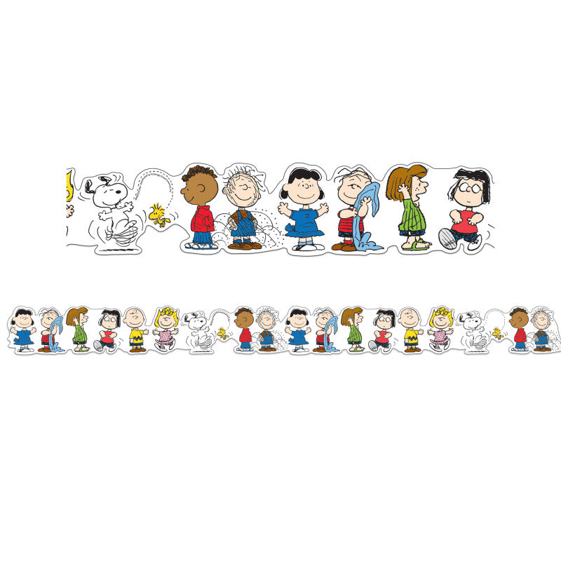 Peanuts&reg; Character Lineup Extra Wide Die-Cut Deco Trim&reg;, 37 Feet