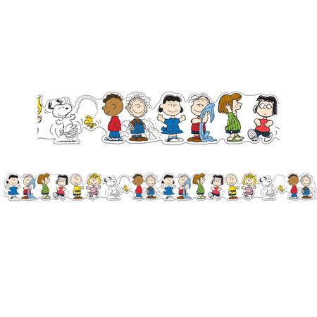 Peanuts&reg; Character Lineup Extra Wide Die-Cut Deco Trim&reg;, 37 Feet