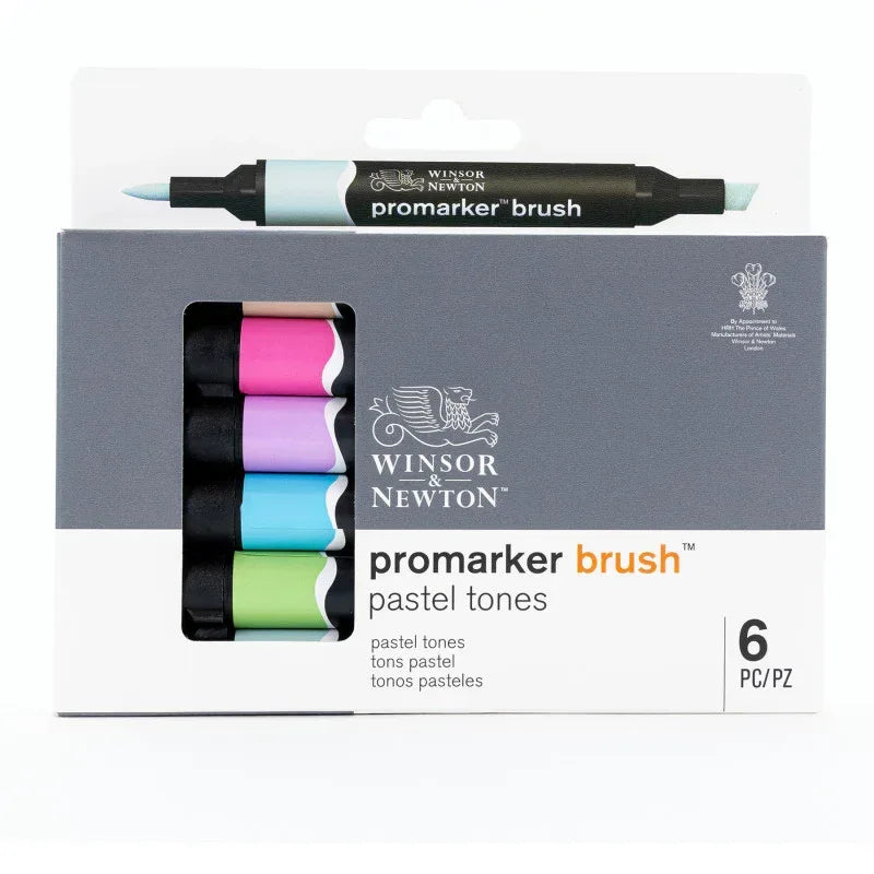 WN ProMarker Brush 6 Pastel Tones