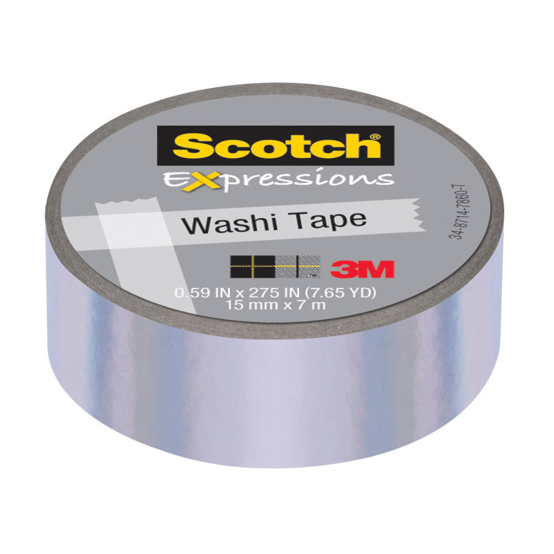 Expressions Washi Tape, .59" x 275", Iridescent Purple