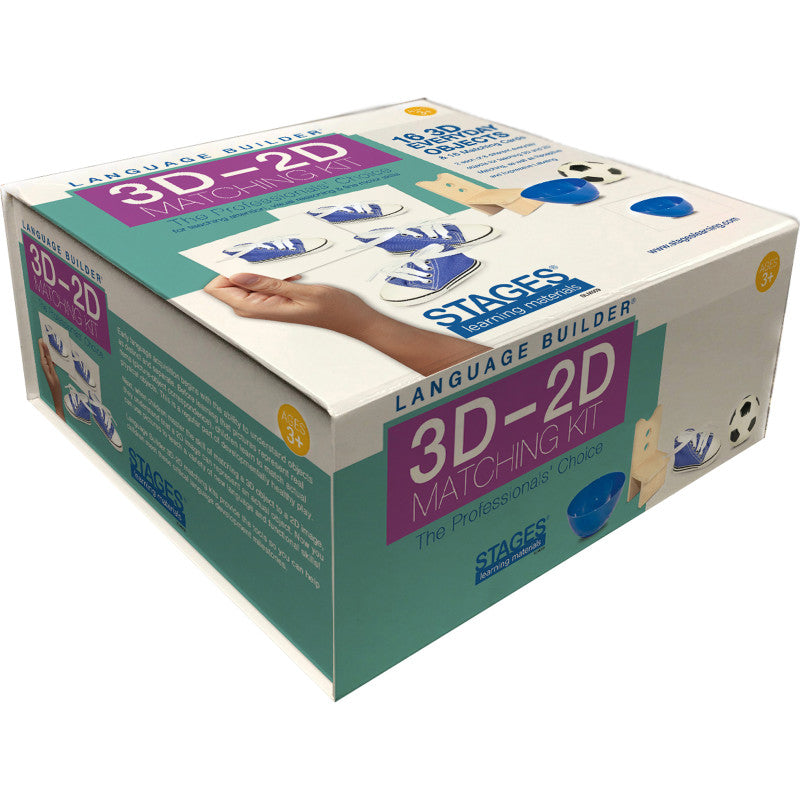 Language Builder&reg; 3D-2D Matching Kit, Everyday Objects