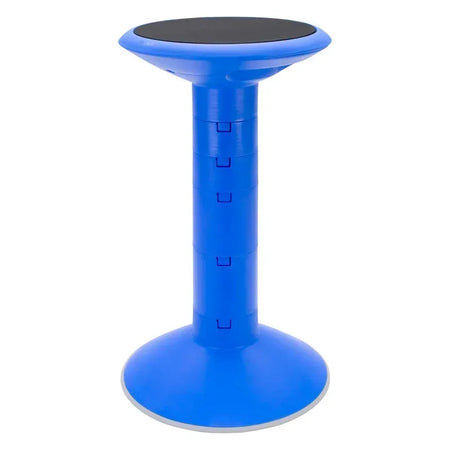 Wiggle stool, 12 to 24-inch, Blue