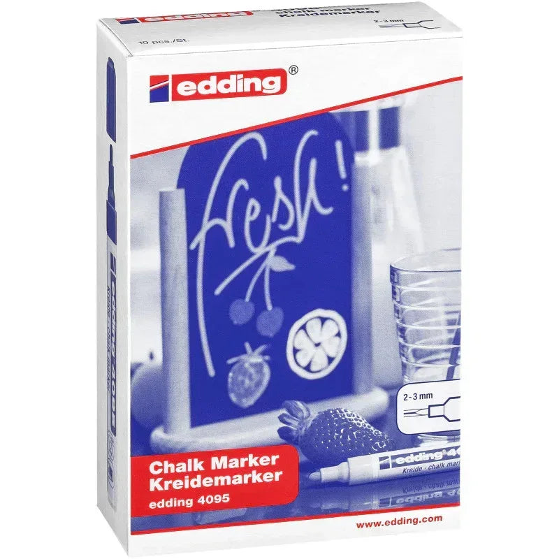 4095 Series Chalk Marker, Assorted Colors, Set of 10