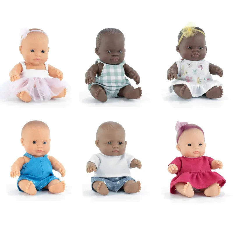 My Friends & Me Dolls, 8-1/4" Dressed, Set Of 6