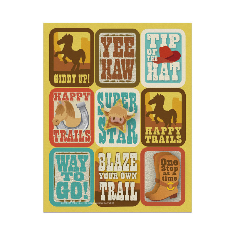 Wild Wild Classroom Giant Stickers, Pack of 36