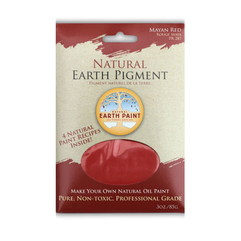 Earth & Mineral Pigment, Mayan Red, 3 oz