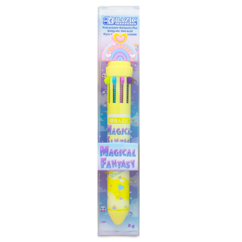 Magical Fantasy Series 10-Color Pen, Assorted Designs