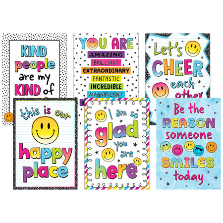 Brights 4Ever Positive Posters, Set of 6