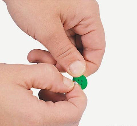 Self-Adhesive Plastic Buttons 1 lb. (approx 800 pcs)