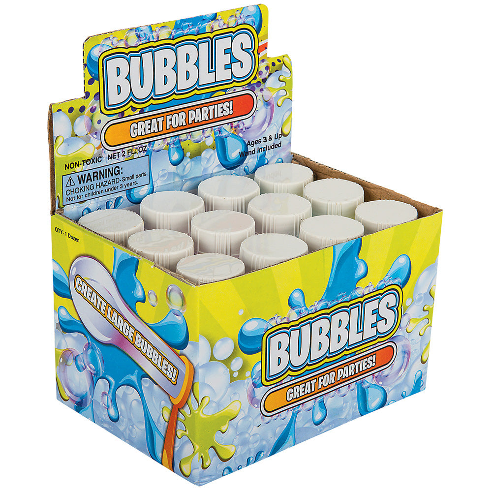 2 oz. Bubble Bottles, 12 bottles per package