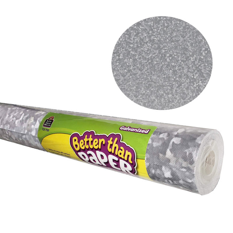 Better Than Paper&reg; Bulletin Board Roll, 4' x 12', Galvanized Metal, 4 Rolls