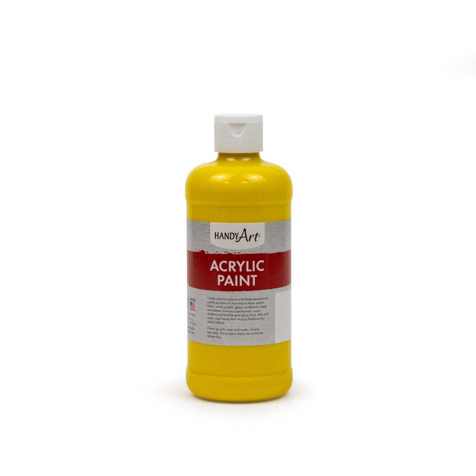 Handy Art Acrylic Paint 16OZ. Yellow
