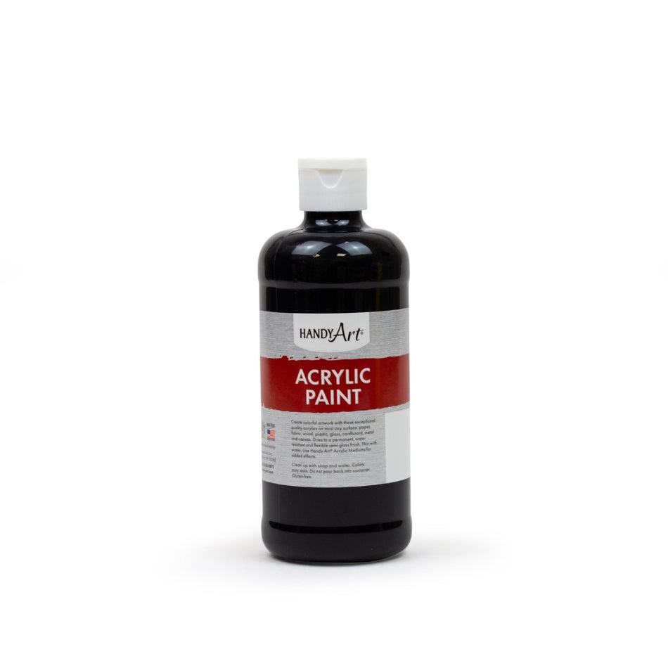 Handy Art Acrylic Paint 16OZ. Black