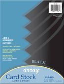 Array® Card Stock 8-1/2" X 11" CLASSIC BLACK 100 SHEETS, DIXP101187