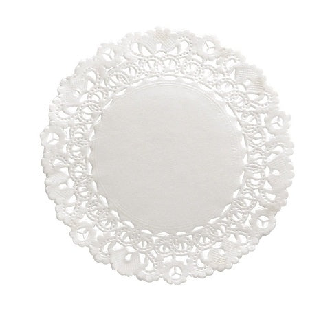 Hygloss Round Paper Doilies Decorative, White Lace Doilies, 4” Diameter, 100 Pack (HYG10041)