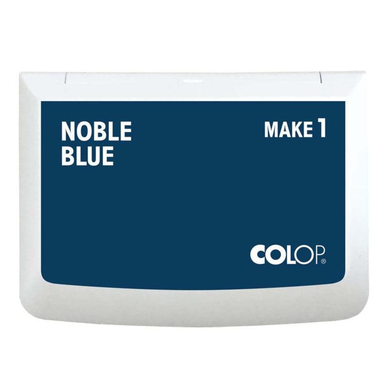 Make 1 Water-Based Acid-Free Craft Ink Stamp Pad, 3.5 x 2 Inches, Noble Blue