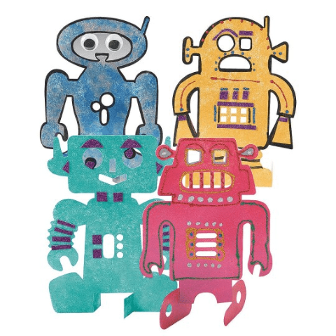 Stand Up Robots - Roylco R10215 -24 per package