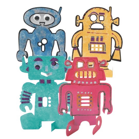 Stand Up Robots - Roylco R10215 -24 per package