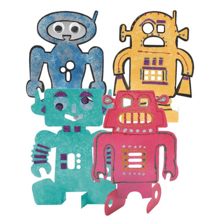 Stand Up Robots - Roylco R10215 -24 per package