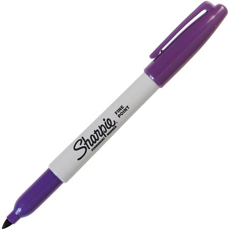 Sharpie Permanent Markers, Fine Point, Purple, 30008