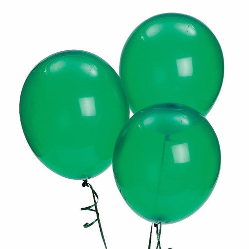 11'' Latex Emerald Green Color Balloons 144 package