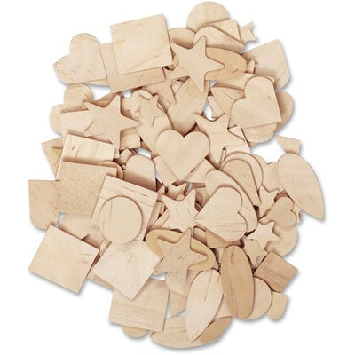 Craft Wood Bit Shapes - Pack of 1000