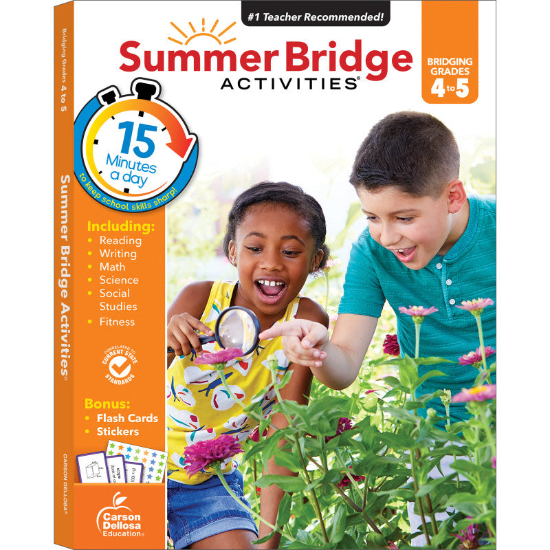 Summer Bridge Activities&reg; Workbook, Grade 4-5, Paperback
