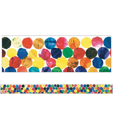 Straight Borders - The Very Hungry Caterpillar™ Dots - 3" x 36-Inch, 12-Pack (CD-108063)