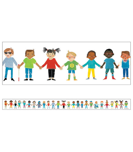 Straight Borders - All Are Welcome - 3" x 36-Inch, 12-Pack (CD-108439)
