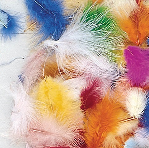 Marabou Feathers Bright Hues Assortment, 14 gr