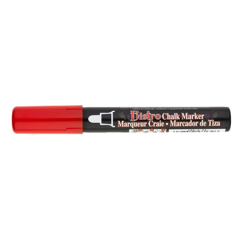 Bistro Chalk Marker Broad Tip, 480R-S, Red