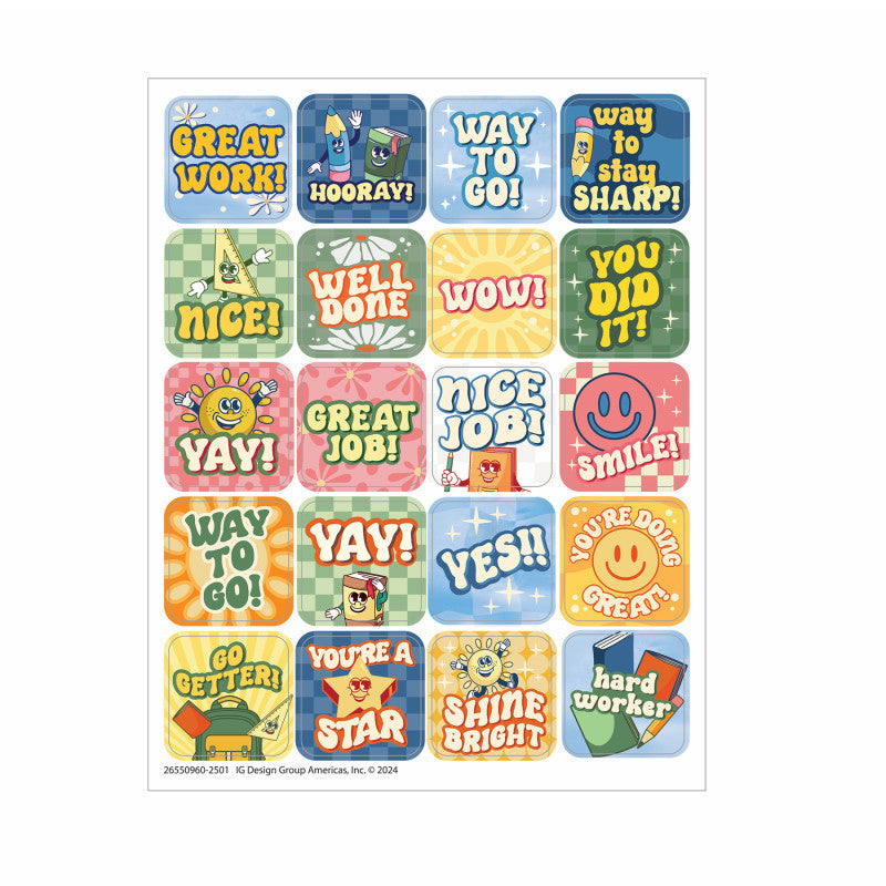 S'Cool Era Theme Stickers, Pack of 120