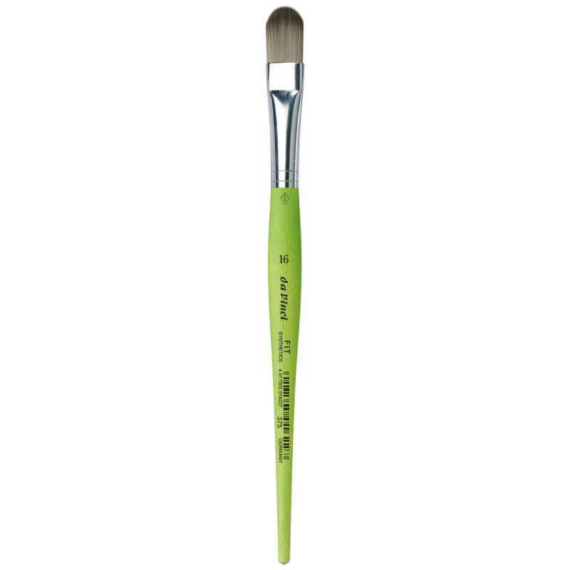 FIT Synthetics Student Brush, Synthetic, Acrylic & Tempera, Filbert, Series 375, Size 16