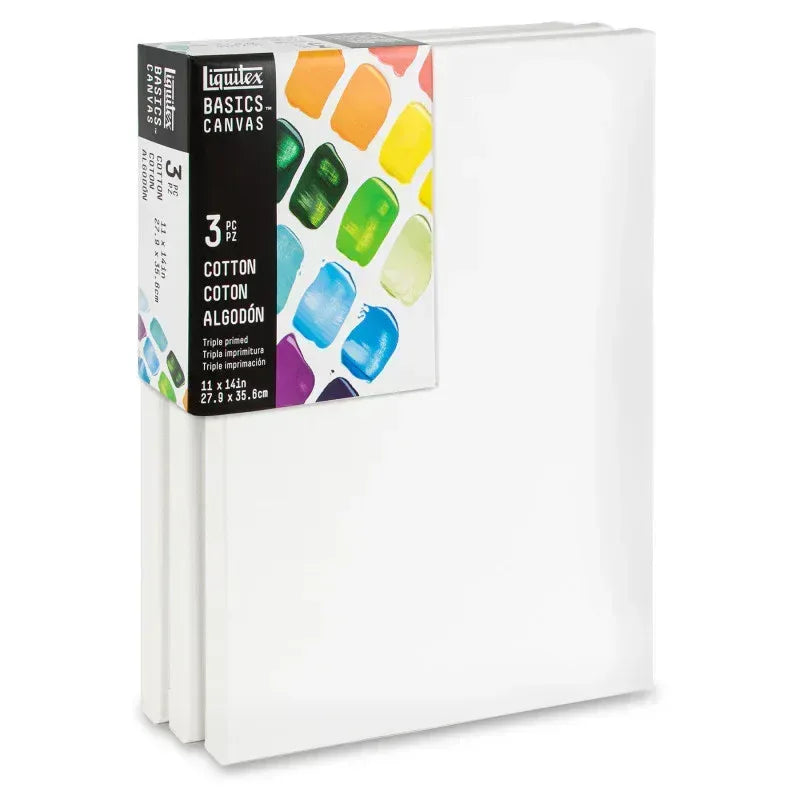 BASICS Cotton Canvas, 11x14 in, Set of 3