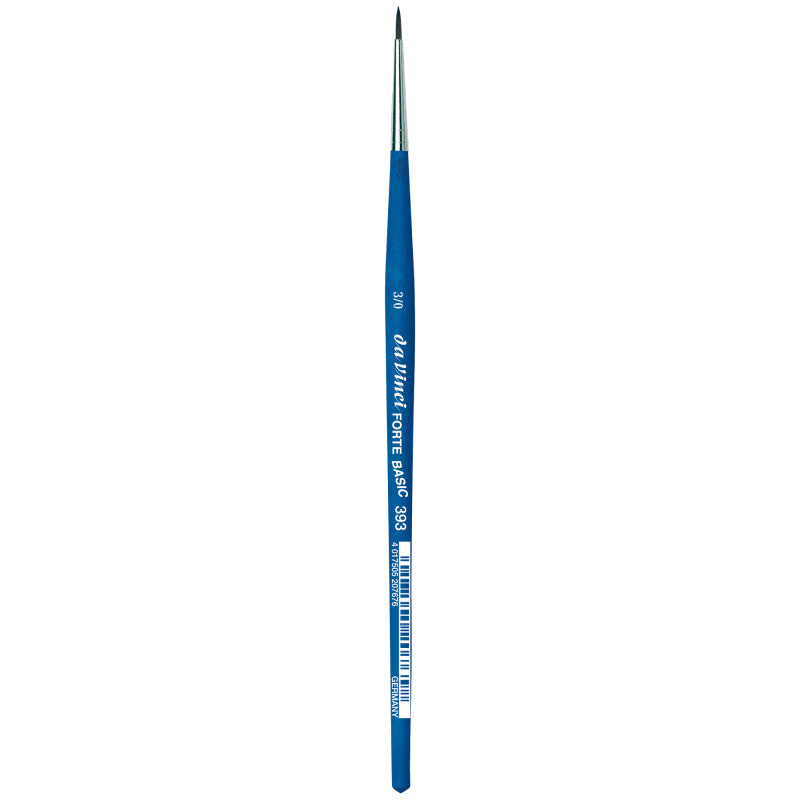 FORTE BASIC Student Brush, Synthetic, Acrylic, Round, Series 393, Size -3
