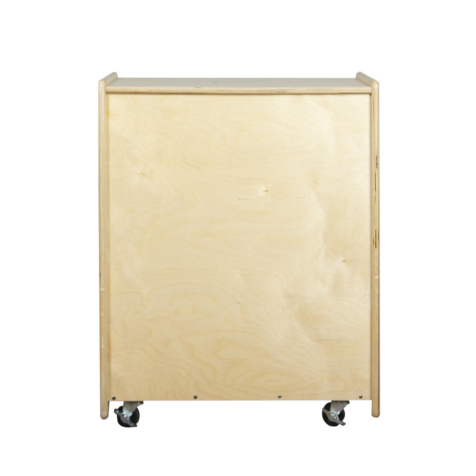 (12) 3" Letter Tray Glide Storage with Translucent Trays