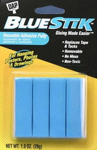 Dap Blue Stik Reusable Adhesive Putty-1 ounce pkg. (Fun Tak)