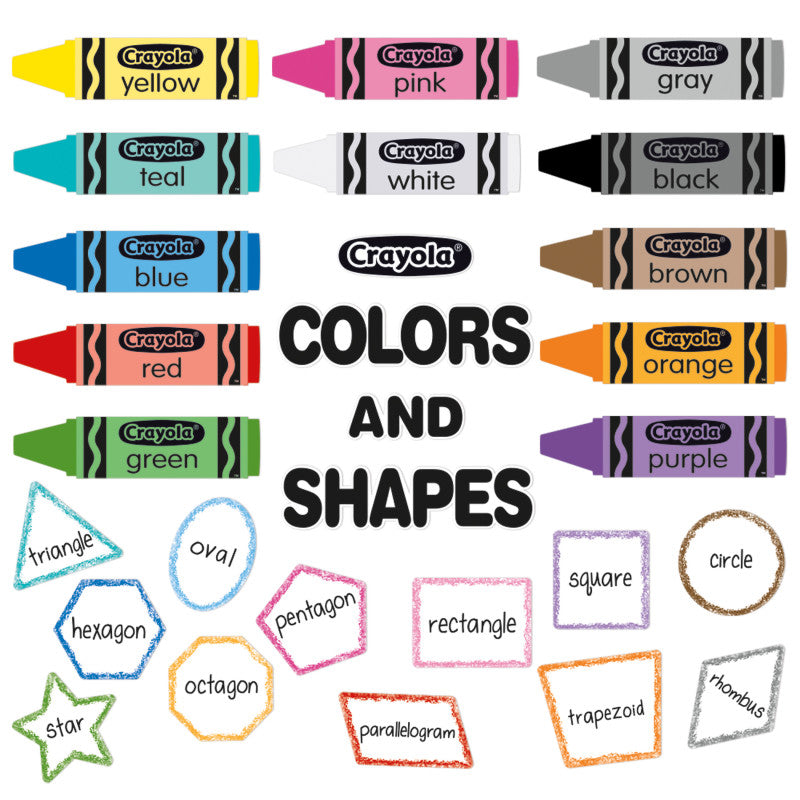 Crayola&reg; Colors & Shapes Bulletin Board Set