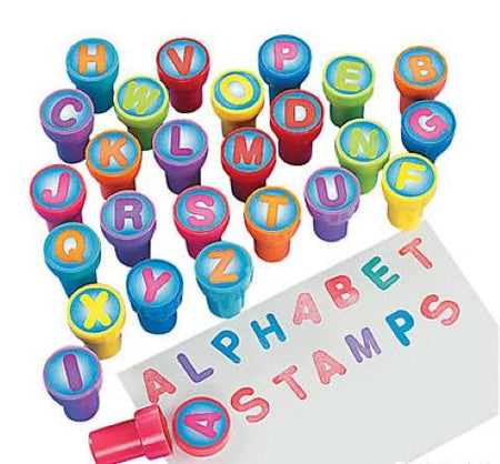 Alphabet Stampers Assortment - 26 piece set (12201)