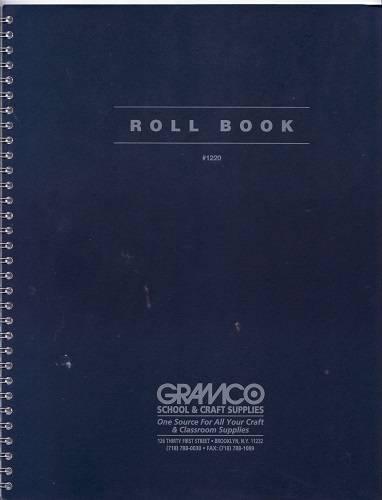 Teachers Roll Book 11" by 8 1/2" 30 Sheets