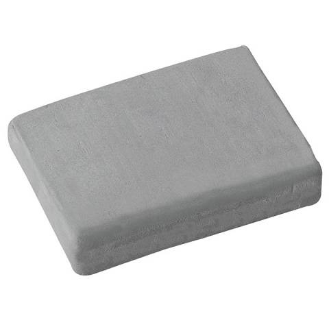 Prang Kneadable Rubber Erasers, Medium, Box of 24 Erasers, Gray , 12222