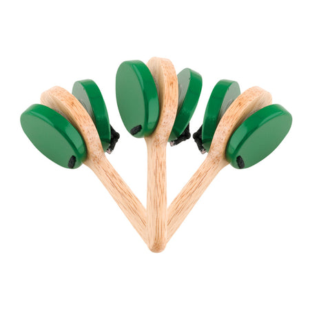 Wooden Castanet Clapper, Set of 3