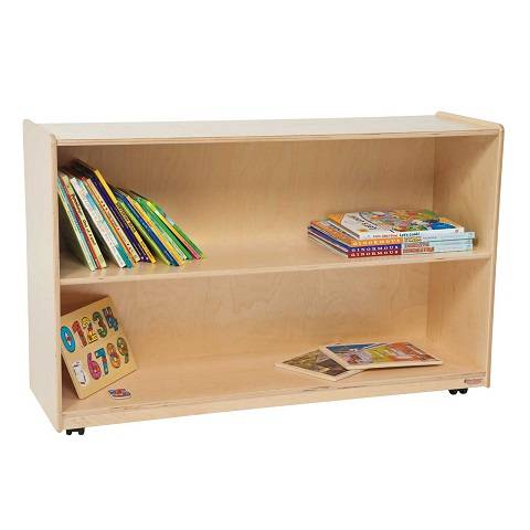 Wood Designs Children Tip-Me-Not Shelf Storage Natural wood, 30"H, WD-12680