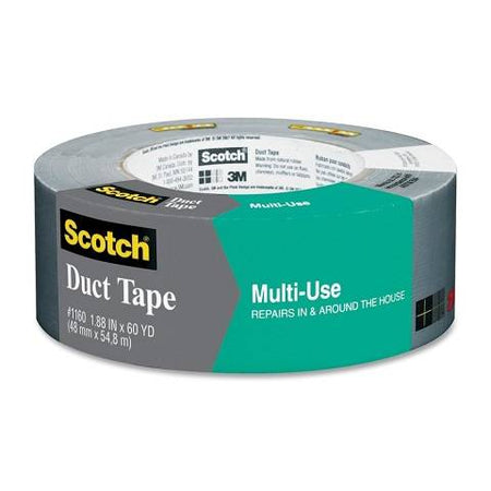 General Purpose Cloth Duct Tape 2" x 2160" Grey color