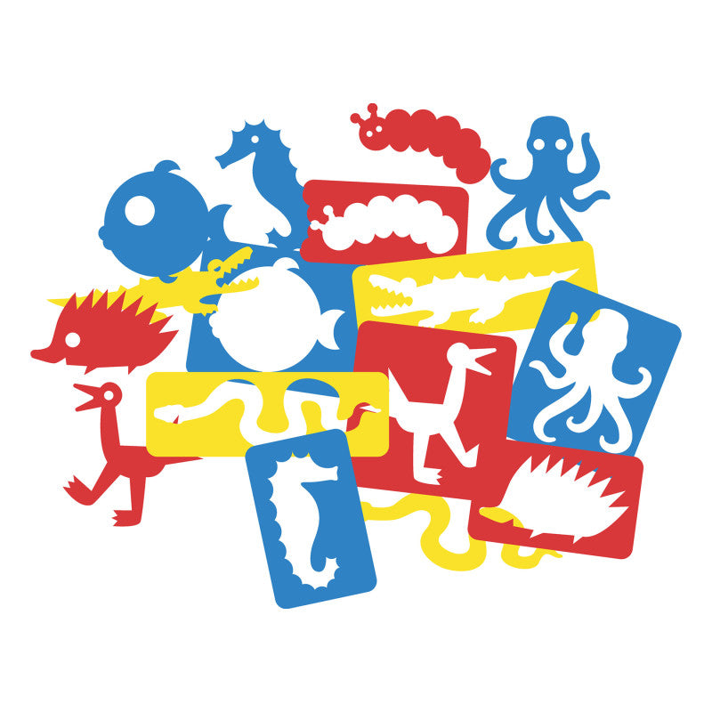 All About Lines Unruly Rulers, 8 Stencils