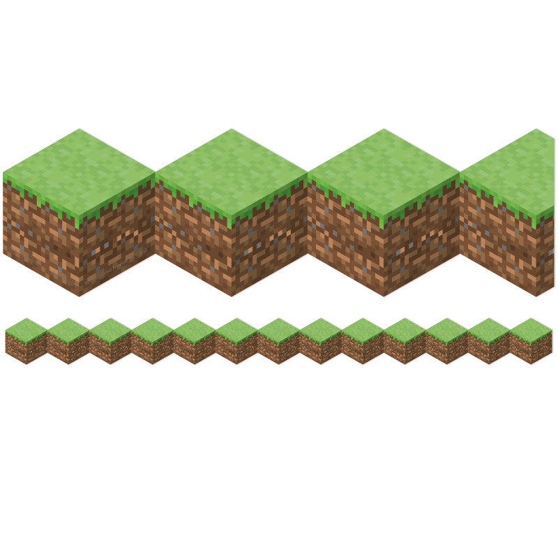 Minecraft Die-Cut Blocks Extra Wide Trim, 37 Feet